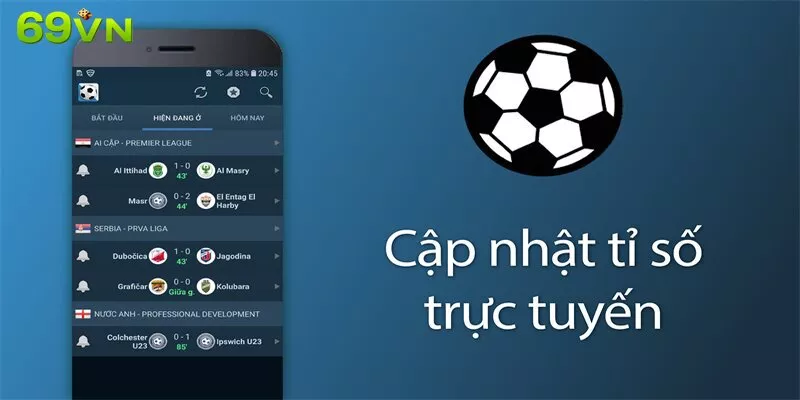 Tỷ Số Trực Tuyến – Đón Đầu Diễn Biến Trận Đấu